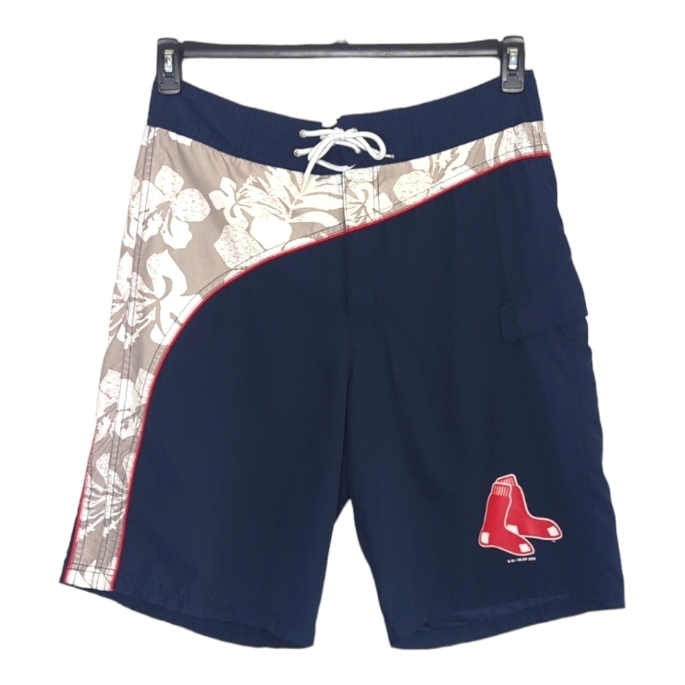 Genuine Merchandise MLB Boston Red Sox Swim Trunks Board Shorts Size L